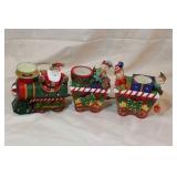SKATEBOARDING SANTA , 3-PC TRAIN SKATEBOARDING SANTA , 3-PC TRAIN
