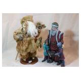4 SANTAS AND A NATIVITY SCENE 4 SANTAS AND A NATIVITY SCENE