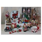 NORMAN ROCKWELL SANTA PLATE, BEACH SANTA NORMAN ROCKWELL SANTA PLATE, BEACH SANTA