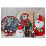 TREE SANTA, DECORATIVE PIE TIN, PUZZLE TREE SANTA, DECORATIVE PIE TIN, PUZZLE