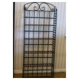 METAL SHELVING (BLACK) DVD / CD / MOVIES