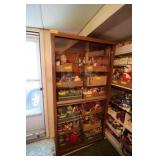 CHINA CABINET w/ SLIDING GLASS DOORS