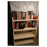 WHITE WOOD BOOK SHELF