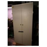 LARGE WHITE WOOK CABINET