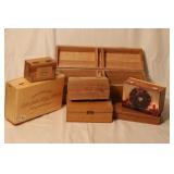 WOODEN BOXES (11 BOXES)