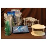 METAL BASKETS, SPACE BAGS & MISC