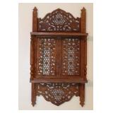 CARVED DECORATIVE WOOD SHELVES