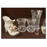 TEA SET & RANDOM LITTLE CRYSTAL/GLASS/CHINA STUFF
