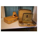 VINTAGE SUITCASES - 4 PC SET