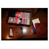 PLAYING CARDS & MARBLE SOLITAIRE