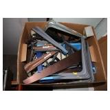 BOX OF SHELVING BRACKETS