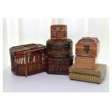 COLLECTION OF DECORATIVE BASKETS