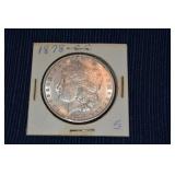 1878 - CC MORGAN DOLLAR AU 1878 - CC MORGAN DOLLAR AU