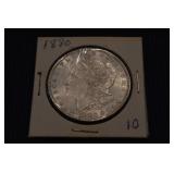 1880 MORGAN DOLLAR AU 1880 MORGAN DOLLAR AU