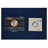 1942 LIBERTY DIME AND 1947 McCARTHUR 1942 LIBERTY DIME AND 1947 McCARTHUR