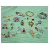 Pins, Earrings, Watch, & More Pins, Earrings, Watch, & More