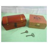 Cigar Box, Small Chest, & Old Keys Cigar Box, Small Chest, & Old Keys