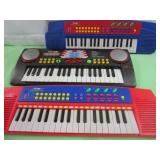 3 Small Children's Keyboards 3 Small Children's Keyboards