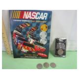 NASCAR Coin Collection Album & Some Coins NASCAR Coin Collection Album & Some Coins