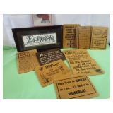 Cute Wood Signs with Sayings & Father & Mother Cute Wood Signs with Sayings & Father & Mother