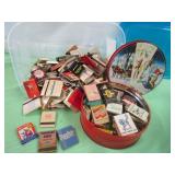 Matchbook Collection & Old Tin - Pick up only Matchbook Collection & Old Tin - Pick up only