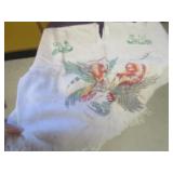 Large Wool Poncho with Rooster Theme - Needs Large Wool Poncho with Rooster Theme - Needs