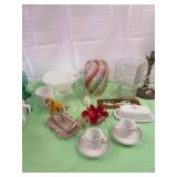 Treasure Lot - Glassware, Milk Glass, & More Treasure Lot - Glassware, Milk Glass, & More