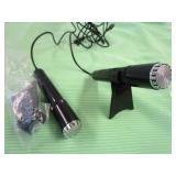 2 Small Mics with Stands - Marked Japan 2 Small Mics with Stands - Marked Japan