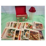 Tupperware Container & Recipe Cards from the Tupperware Container & Recipe Cards from the