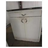 Vintage Metal Cabinet with Formica Top - Pick up Vintage Metal Cabinet with Formica Top - Pick up