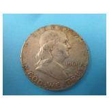 1961 Ben Franklin Half Dollar
