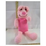 Hand Crocheted Piglet