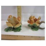 Capodimonte Italy Candle Stick Holders