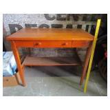 Nice Small Tiger Oak Desk with Drawer - Pick up