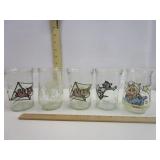 Tom & Jerry & Miss Piggy Jelly Glasses