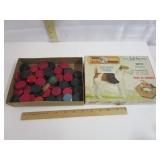 Old Box with Game Pieces