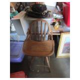 Wooden High Chair - Pick up only