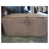 Handmade Dove Tail Tool Box - Needs Hinge Work -