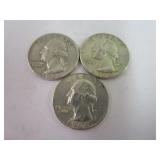 (3) 1964  Washington Quarters; Consignor reserve