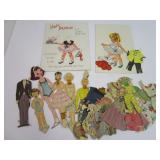 Paper dolls & clothes