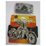Motorcycle & horse belt buckle