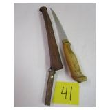 Filet knife? with sheath 8"