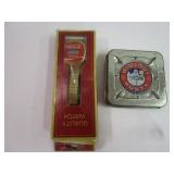 Coke watch & Big Guy Rust tin can