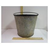 Vintage galvanized bucket