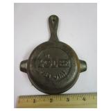 Lodge cast iron ashtray; salesmen sample