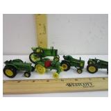 Miniature John Deere tractors