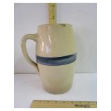Blue Band Stoneware Pitcher