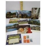 Vintage Post Cards & Stamps