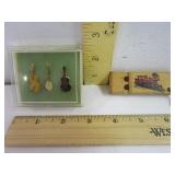 Musical Instrument Pins & Train Whistle