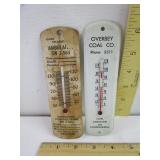 Advertisement Themometers Overby Coal Co. & More